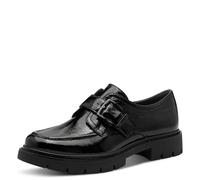 Tamaris Comfort Damen Slipper, Mocasín Mujer, Patente Negra, 39 EU