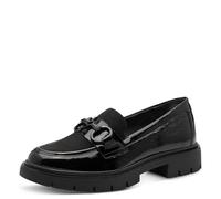 Tamaris Comfort Damen Slipper, Mocasín Mujer, Peine Negro, 36 EU