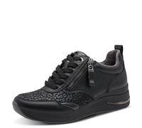 Tamaris Comfort Damen Sneaker Flach Mit Schnürsenkeln Mit Reißverschluss ZapatillasMujer