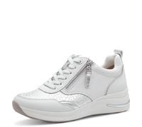 Tamaris Comfort Damen Sneaker Flach Mit Schnürsenkeln Mit Reißverschluss ZapatillasMujer