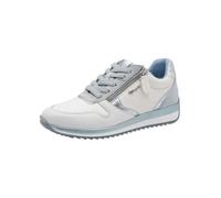 Tamaris Comfort Damen Sneaker Low 8-83734-46, Zapatillas Mujer, Blanco y Azul, 42 EU