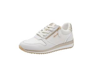 Tamaris Comfort Damen Sneaker Low 8-83734-46, Zapatillas Mujer, Oro Blanco, 38 EU