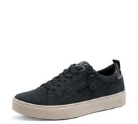 Tamaris Comfort Damen Sneaker Low, Zapatillas Mujer, Azul Marino, Ante, 40 EU