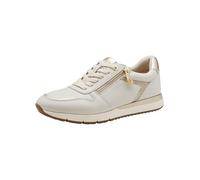 Tamaris Comfort Damen Sneaker Low, Zapatillas Mujer, Blanco Roto, 37 EU