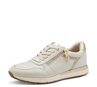 Tamaris Comfort Damen Sneaker Low, Zapatillas Mujer, Blanco Roto, 41 EU