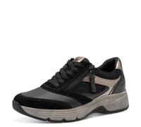 Tamaris Comfort Damen Sneaker Low, Zapatillas Mujer, Peine Negro, 36 EU