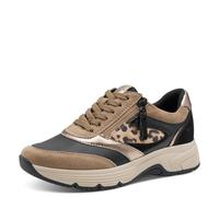 Tamaris Comfort Damen Sneaker Low, Zapatillas Mujer, Pepper Comb, 37 EU
