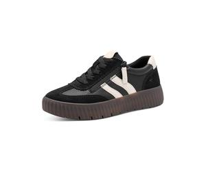 Tamaris Comfort Damen - Tenis Bajos para Mujer, Peine Negro y Negro, 40 EU