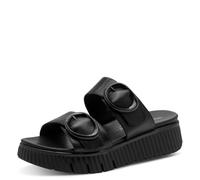 Tamaris Comfort Damen Wedge/Plat Mule Multiadjustable, Plataforma Mujer, Negro, 41 EU