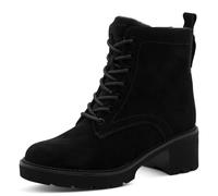 Tamaris Comfort Lace Boot Heel, Botas Cortas al Tobillo Mujer, Negro, 39 EU