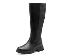 Tamaris Comfort Long Boot Flat, Botas a la Altura de Rodilla Mujer, Negro, 42 EU