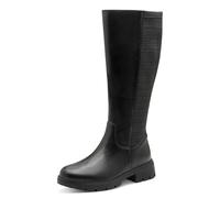 Tamaris Comfort Long Boot Flat, Botas hasta la Rodilla Mujer, Negro, 41 EU