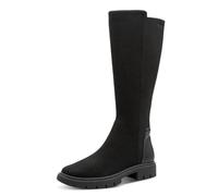 Tamaris Comfort Long Boot Flat Warminsole+Tex, Botas a la Altura de Rodilla Mujer, Negro, 41 EU