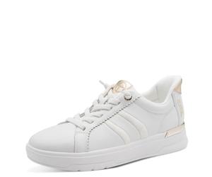 Tamaris Comfort Low 8-83733-46 - Zapatillas Deportivas para Mujer, Color Blanco/Dorado, Talla 40 EU