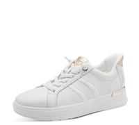 Tamaris Comfort Low 8-83733-46 - Zapatillas Deportivas para Mujer, Color Blanco/Dorado, Talla 41 EU