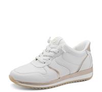 Tamaris Comfort Low 8-83735-46 - Zapatillas Deportivas para Mujer, Color Blanco/Dorado, Talla 36 EU