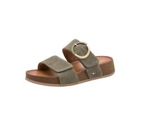 Tamaris Comfort - Plat Mule - Plataforma multiajustable para mujer, gamuza Sage, talla 38 EU