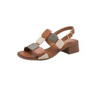 Tamaris Comfort Damen Sandal Heel, Sandalia con talón Mujer, Sage Comb, 38 EU