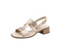 Tamaris Comfort Sandalias de tacón con tacón, serpiente beige, 39 EU