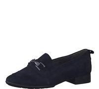 Tamaris 8-84205-41, Mocasín Mujer, Azul Marino, Ante, 37 EU