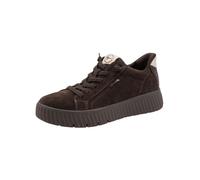 Tamaris Comfort Step IN Zapatillas Planas de Piel para Mujer, de Ajuste Ancho, Mocca Suede 39