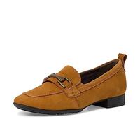 Tamaris Comfort - Tamaris Comfort 8-84205-41 Komfortable Mehrweite Bequemschuh Damenschuh mit Kette Alltagsschuhe Business, Mocasín, Camel Suede,
