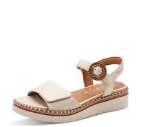 Tamaris Comfort Wedge/Plat Sand - Sandalias de cuña para mujer, color marfil, talla 37 EU
