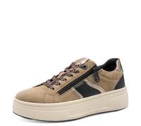 Tamaris Comfort - Zapatillas Bajas con Cremallera para Mujer, Pepper Comb, 37 EU