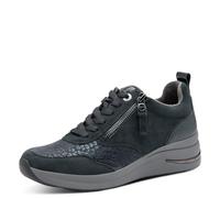 Tamaris Comfort - Zapatillas Bajas para Mujer, Color Azul Marino, Talla 42 EU, Azul Marino, Ante., 42 EU