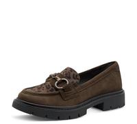 Tamaris Comfort - Zapatillas de Piel para Mujer, Mocca Comb, 38 EU