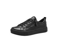 Tamaris Comfort - Zapatillas Planas con Cremallera para Mujer, para Tiempo Libre, Nappa Negro, 37 EU