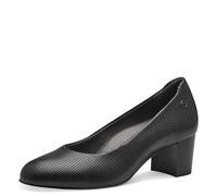 Tamaris Comfort - Zapatos de tacón para Mujer de Piel, Negro, 39 EU