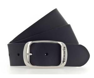 Tamaris Cuero cinturón Leather Belt W95 Night Blue azul marino