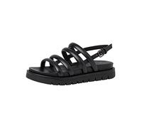 Tamaris Damen 1-1-28266-38, Sandalias Planas Mujer, Black, 38 EU