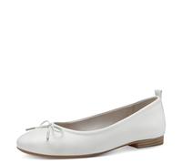 Tamaris Damen 1-22108-42, Ballerinas Mujer, Blanco Mate, 36 EU