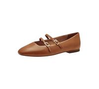 Tamaris Damen 1-22142-44, Bailarinas para Mujer, Marrón Coñac, 40 EU