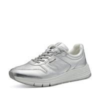 Tamaris Damen 1-23730-41, Sneaker Mujer, Plata, 37 EU