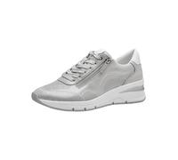 Tamaris Damen 1-23761-42, Sneaker Mujer, Plata, 36 EU