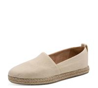 Tamaris Damen 1-24624-46, Sandalias con cuña Tipo Alpargatas Mujer, Beige, 38 EU