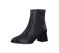 Tamaris Mujer 1-25069-41, Botas Cortas al Tobillo, Piel Negra, 38 EU
