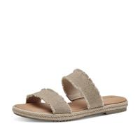 Tamaris Damen 1-27130-42, Sandalias Planas Mujer, Beige, 37 EU