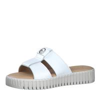 Tamaris Damen 1-27233-42, Sandalias con cuña Mujer, White, 42 EU