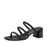 Tamaris Damen 1-27234-42, Sandalia con talón Mujer, Black, 37 EU