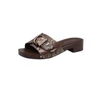 Tamaris Damen 1-27313-46, Pantuflas Mujer, Marrón Snake, 38 EU