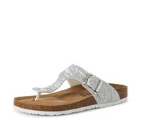 Tamaris Damen 1-27522-42, Mocasín Mujer, Silver Struct, 39 EU
