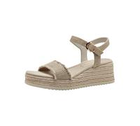 Tamaris Damen 1-28058-42, Sandalias Planas Mujer, Beige, 41 EU
