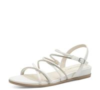 Tamaris Damen 1-28103-42, Sandalias Planas Mujer, Blanco, 42 EU