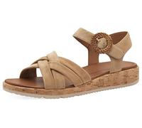 Tamaris Damen 1-28129-44, Sandalias Planas Mujer, marrón, 39 EU
