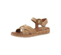 Tamaris Damen 1-28129-44, Sandalias Planas Mujer, marrón, 39 EU