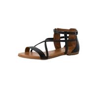 Tamaris Damen 1-28138-44, Sandalias Planas Mujer, Negro, 37 EU